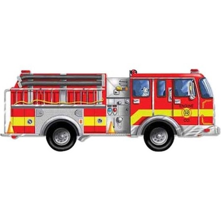 Melissa & Doug Giant Fire Truck Floor Puzzle, 4ft Long, 24 Pieces 436