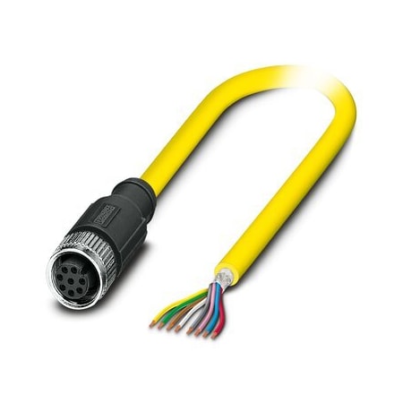 Phoenix Contact SAC-8P-10 0-542/M12FS SH BK 1406081
