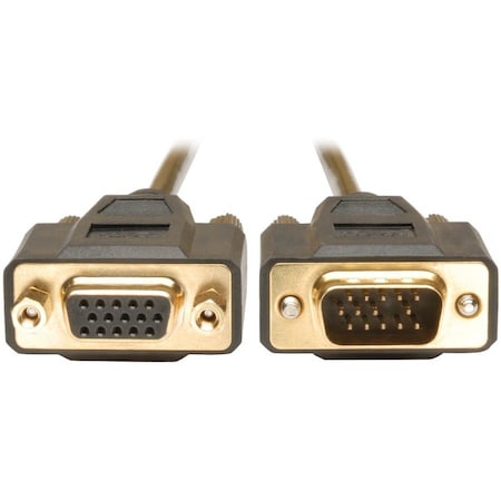 Eaton Tripp Lite Series VGA Monitor Extension Cable, 640x480 HD15 M/F, 10 ft. 3.05 m, Cable P510-010