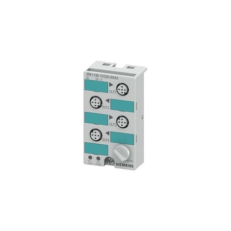 Siemens AS-i compact module K45 digital 4 DQ IP67 4 x output 3RK1100-1CQ20-0AA3