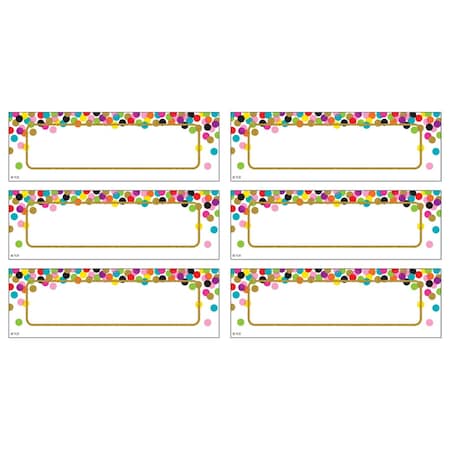 Teacher Created Resources Confetti Labels Magnetic Accents, 20PK TCR77013