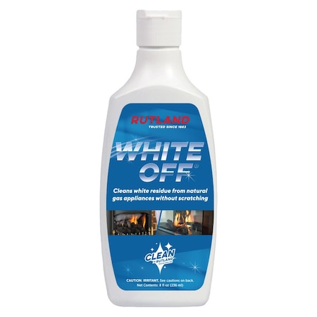 Rutland White Off Glass Cleaning Cream 8 fl oz Bottle 565