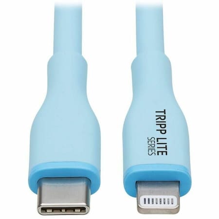 Eaton EATON USB-C To Lightning Sync/charge Antibacterial Cable Ultra Flexible Mf M102AB-003-S-LB