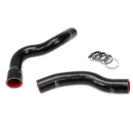Hps Performance High Temp Reinforced Silicone Radiator Coolant Hose Kit, Black,  57-1449R-BLK
