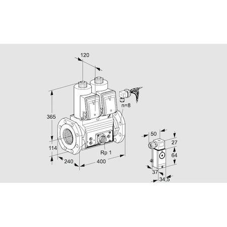 Honeywell Kromschroder VCS9125F05NNARE/P2EP/PPPP KS88204448
