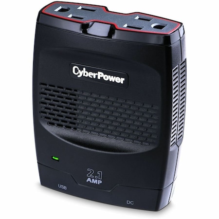 Cyberpower Power Inverter, 175 W Peak, 140 W Continuous, 2 Outlets CPS175SURC1