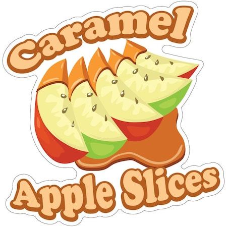 Signmission Caramel Apple Slices, 24 Inch, Decal D-DC-24 Caramel Apple Slices19