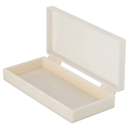 Amscope Microscope Slides Plastic Storage Container - Holds up to 50 Slides PS50-PBC