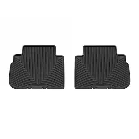 Weathertech Black Rear All-Weather Floor Mats, 2019 - 2024 Subaru Forester W670