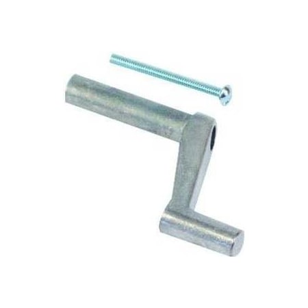 Us Hardware Window Crank with Bolt, Zinc, Mill, 1/CD WP-8884C