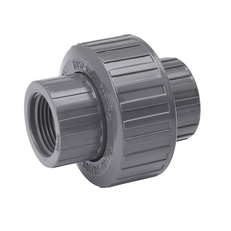 Nds U1000T Pipe Union, 1 in, FPT, Gray, SCH 80 Schedule, 150 psi Pressure WU-1000-T