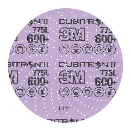 3M Cubitron Abrasive Disc, 600 Grit 7100383644