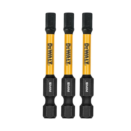 Dewalt FlexTorq Power Bit, L:2.25", PKG3,  DWAF2HX5IR3