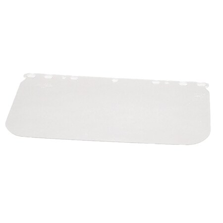 Valugard Visor Clear PETG, flat - 7 1/2in x 15 1/2in, .040in ANSI/CSA, 48PK 12F486400US
