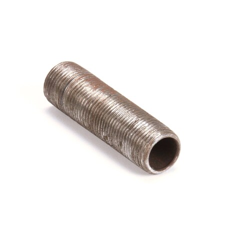 Town Food Service Nipple, Air Mixer, 3/8in x 2-1/2in Black Iron 226609