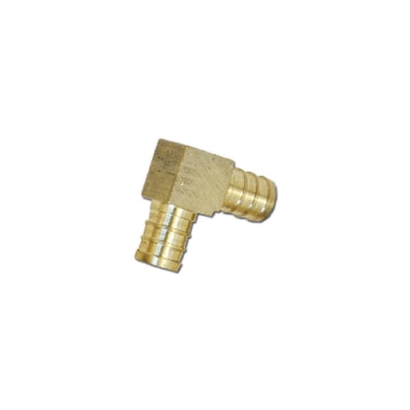 Sharkbite Pipe Elbow, 1/2 in, Barb, 90 deg Angle, 200 psi Pressure UC248LFA