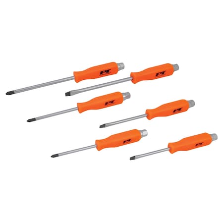 Performance Tool 6-Piece Go-Through Strike Cap Screwdriver Set W1729