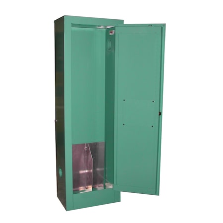 Securall Cylinder Storage Cabinet, White, Steel MG102FLP