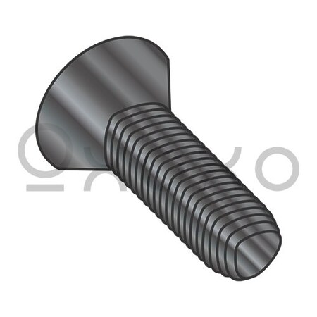 Oxoxo 4-40X3/8 Phil Flat Taptite Alternative Thread Rolling Scrw Fully Thread Black Oxide & Wax, 10000PK 374958