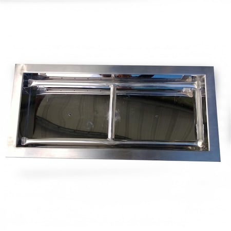 Blueprints SS DUAL FLAME FLANGED BURNER- 12 IN. X 30 IN BL3194629