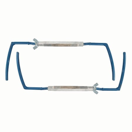 Jorgensen Laboratories Connecting Rods for MB Spinal Brace, 1/2", 16"-22" length J1240F