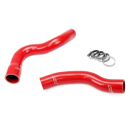 Hps Performance High Temp Reinforced Silicone Radiator Coolant Hose Kit, Red, 57-1449R-RED
