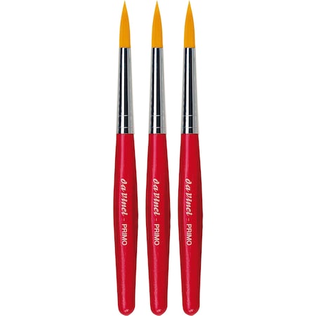 Da Vinci PRIMO Preschool Brush, Synthetic, Tempera, Round, Series 353R, Size 12, 3PK VA-353R_0
