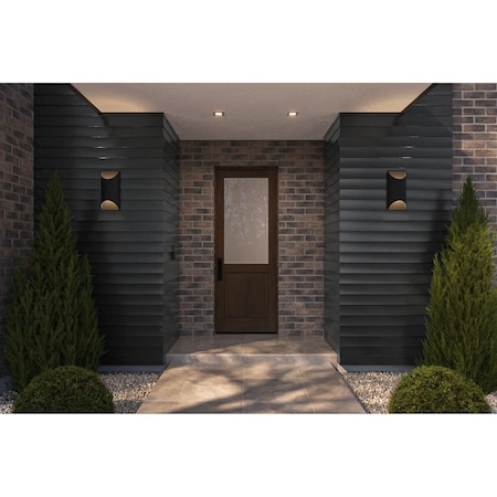 Doornmore G5001, 37.75" x 98" ( 36" Door) Right Hand, Mahogany 1/2 Lite Exterior Door G5001-SW-3696_1_RI