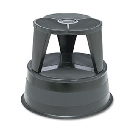 Cramer Industries . Original Kik-Step Steel Step Stool- 15 5/8 dia. x 14h- 300lb Cap- Black 1001-92