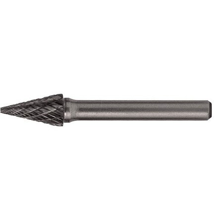 Cle-Line 1/8x1/8 Solid Carbide Shank Double Cut Carbide SM-41 Cle-Line 1850 Pointed Cone Bur C10049