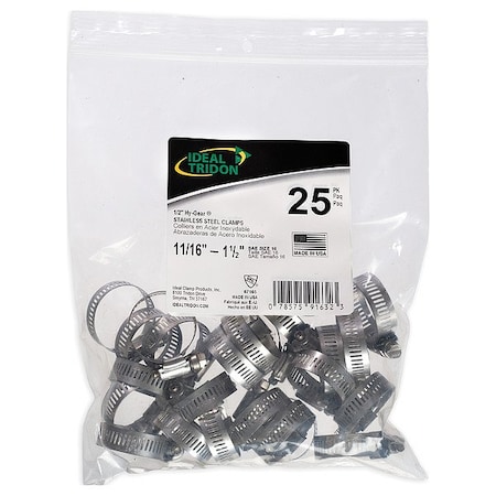 Zoro Select Contractor Bag, 1/2"W, 11/16"ID, PK25 671657B