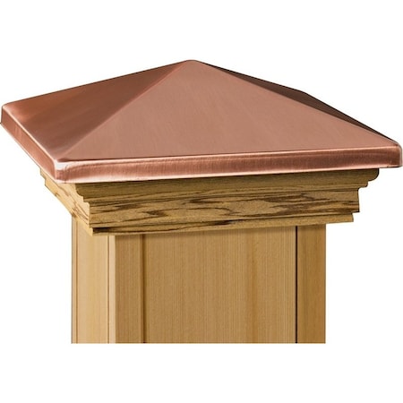 Maine Ornamental Maine Ornamental 72227 Post Cap, 5-1/2 x 5-1/2 in Post/Joist, 6 in L, 6 in W 72227