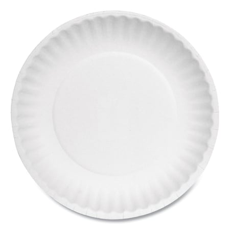 Ajm Packaging Paper Plate, Uncoated, 6", White, PK1000 AJM PP6AJKWH
