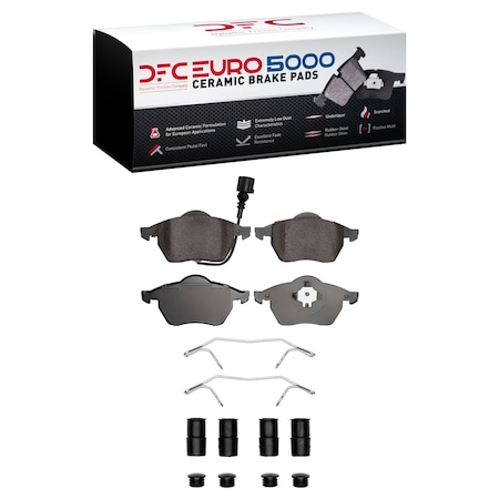 Dfc 5000 Euro Ceramic Disc Brake Pad Set, 1600-0687-11