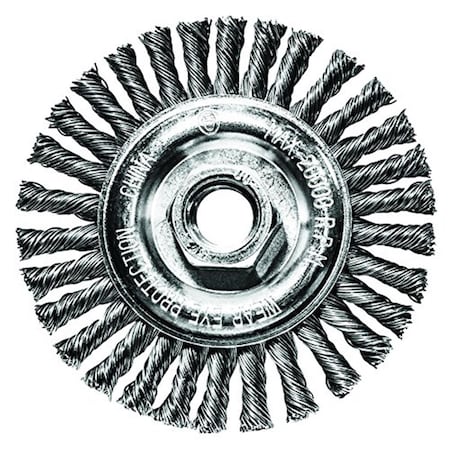 Century Drill & Tool 4 in. String Bead Brush with 0.6311 Arbor, 2PK CY76041