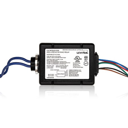 Leviton Power Pack, 120/230/277V AC, Black OSA20-R00