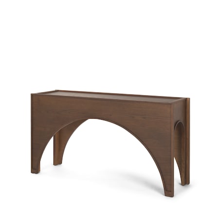 Homeroots 55" Brown Wood Console Table 605660