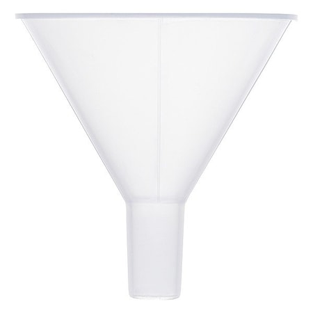 Zoro Select Lab Funnels, Polypropylene, Colorless, PK12 57222