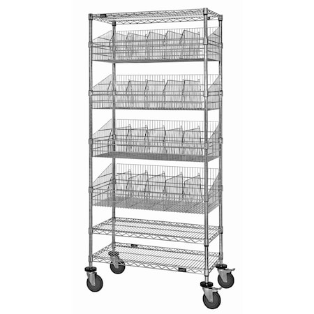 Quantum Storage Systems 24X36 MOBILE 4 BASKET UNIT WRC74-2436C-4BSK