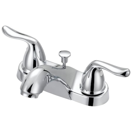 Boston Harbor Lavatory Faucet, 1.2 gpm, 2 -Faucet Handle, 3 -Faucet Hole, Metal, Chrome, Lever Handle F5121033CP