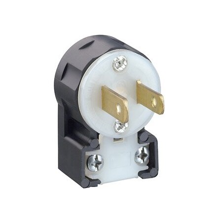 Leviton Industrial Grade Midget Angle Plug 15 Amp, 125 Volt MS2-AP