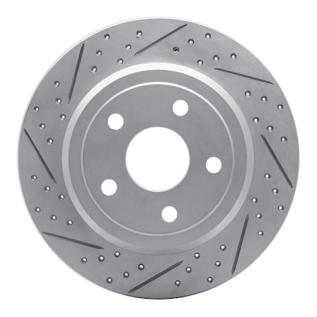 Dynamic Friction Co DFC Geoperformance Rotor - Drilled and Slotted 830-42004L