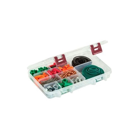Plano Plano ProLatch StowAway 5-20 Adjustable Compartment Box, 11"L x 7-1/4"W x 1-3/4"H, Clear, PK 6 2365002