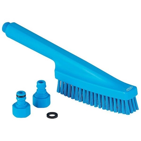 Remco 1 7/8 in W Waterfed Brush, Stiff, 6 1/2 in L Handle, 6 1/2 in L Brush, Blue, Polyester 70573