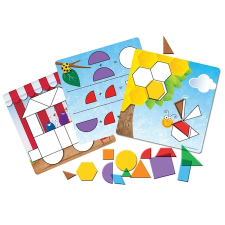 Learning Resources Shapes Don't Bug Me Geometry Activity Set LER1762