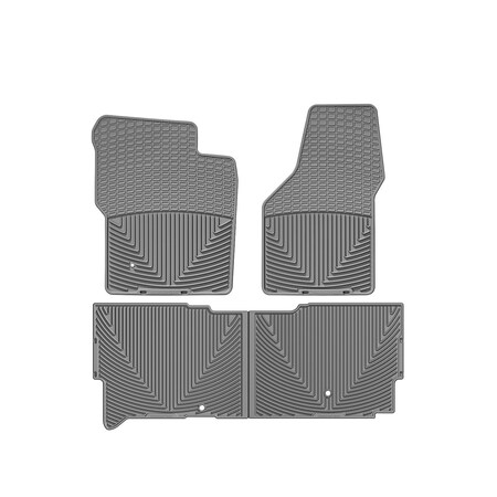 Weathertech Grey, Front and Rear All Weather Floor Mats W19GR-W206GR