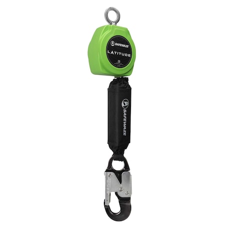 Safewaze Latitude 11ft Single Web SRL: No Attachment, Alu Snap Hook 024-5415