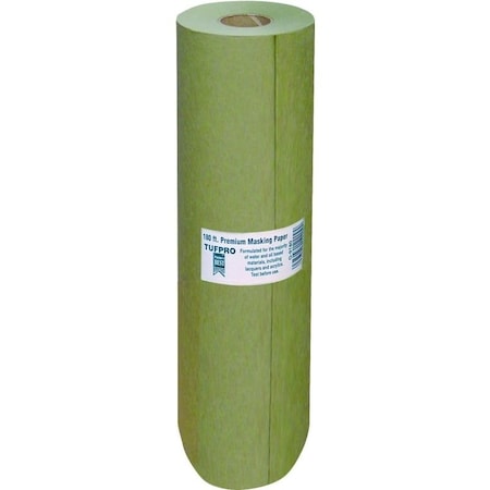 Trimaco EasyMask Trim Masking Paper, 180 ft L, 9 in W, Green 12209