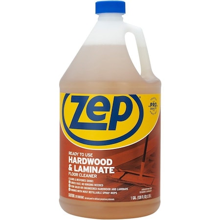 Zep Hardwood/Lamn Floor Cleaner, 1 gal., PK4 ZUHLF128