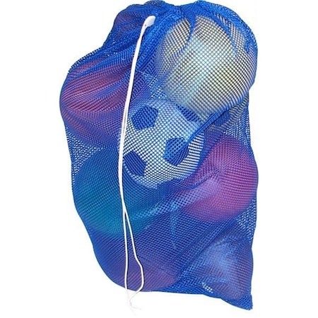 Champion Sports 24 in. x 36 in. Mesh Bag - Blue BC013P